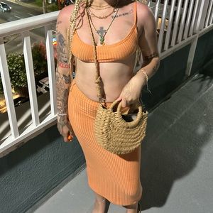 Two piece bralette & shirt set